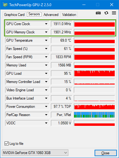 bue Låse ret GeForce GTX 1060 does not trigger the boost state (Solved) |  DeveloperNote.com