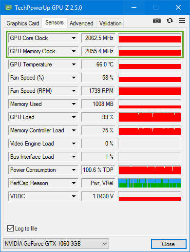 Gpu z hot sale gtx 1060