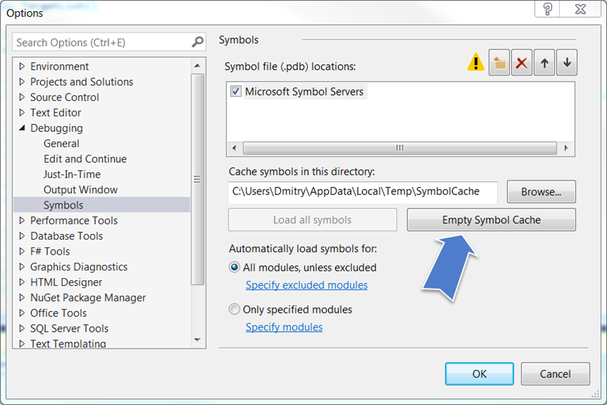 Debugging .NET Framework with Visual Studio 2013