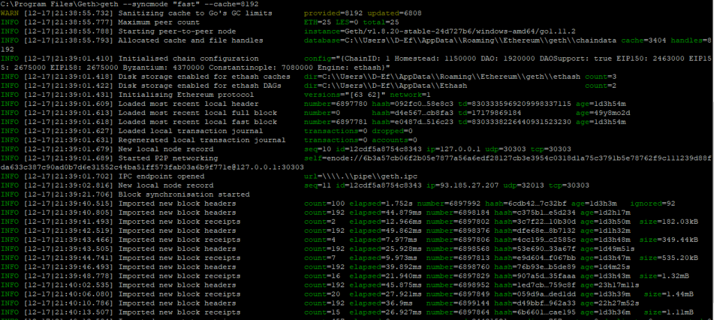 Setting up Ethereum node on Windows 10 and Ubuntu. | DeveloperNote.com